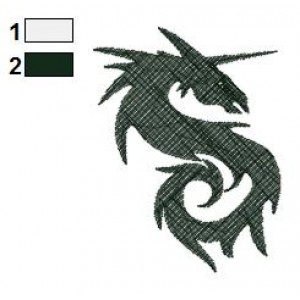 Dragon Tattoo Embroidery Design 08